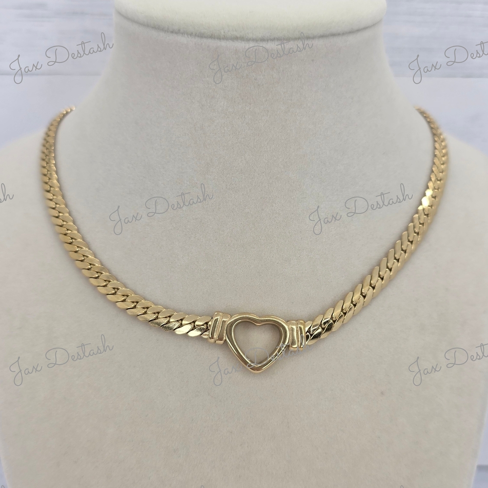 Gold Heart Necklace NK2212